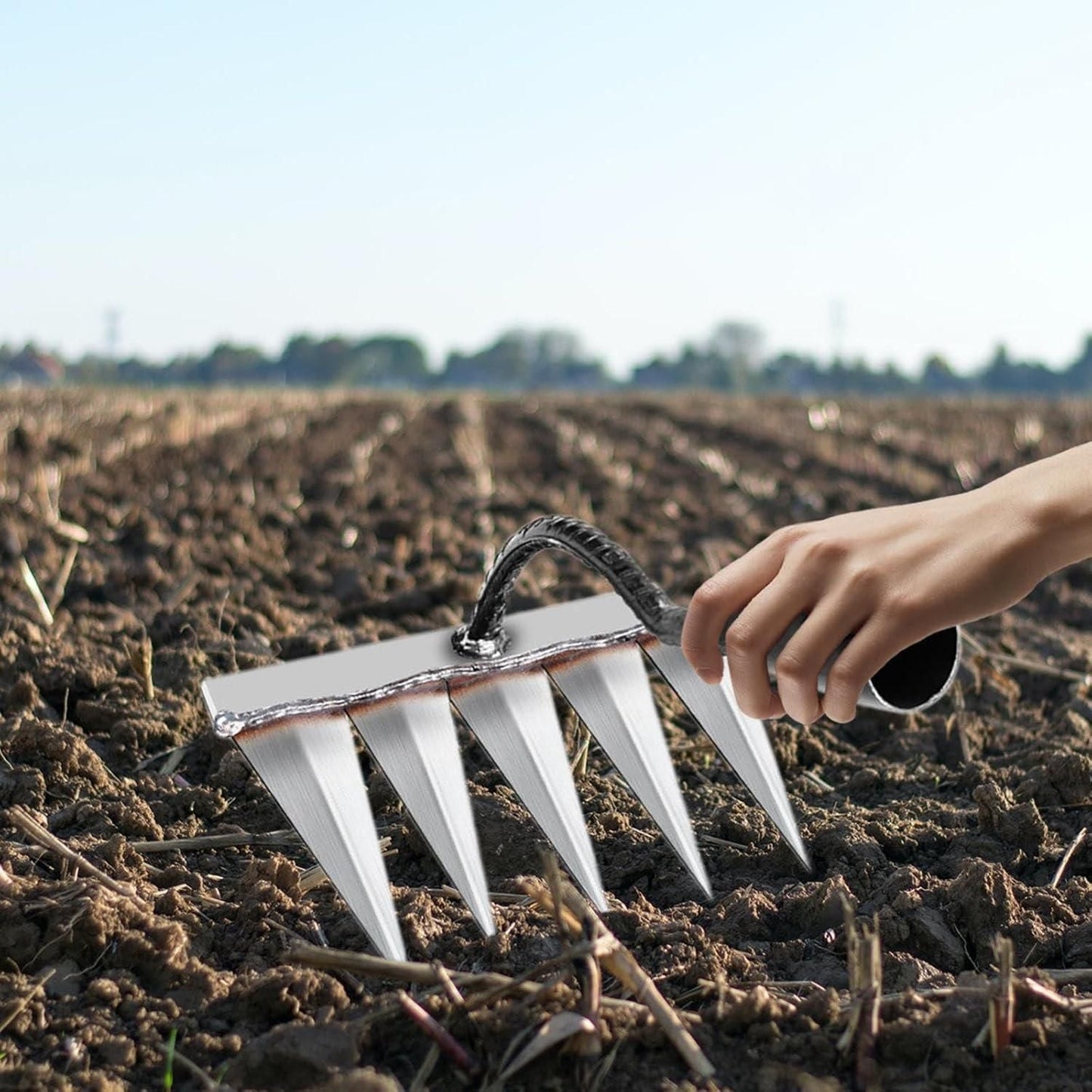 HeavyDuty Multipurpose Gardening Rake