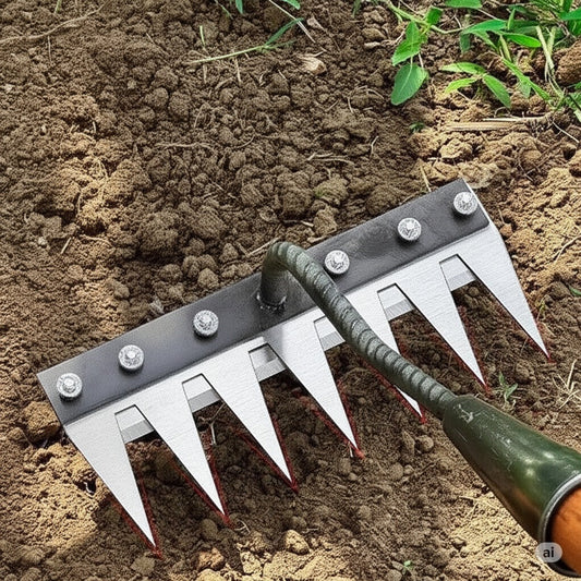 HeavyDuty Multipurpose Gardening Rake